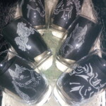 coffret 6 verres motif cheval...30 € le tout